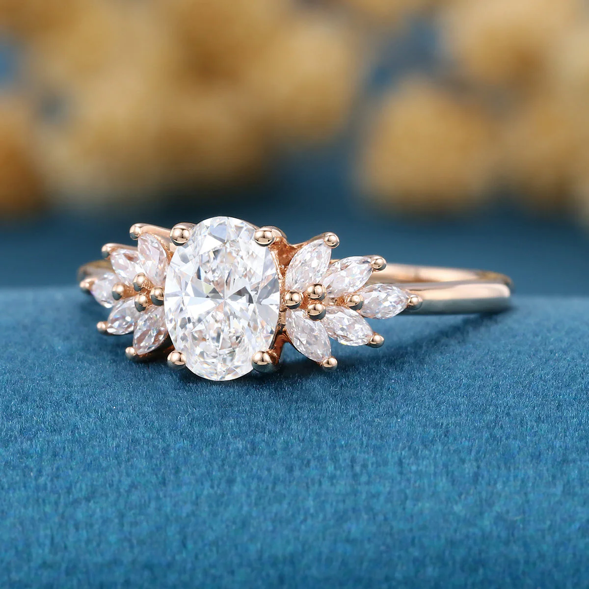 1.0Carat Oval cut Lab-Grown Diamond Engagement ring - Image 5