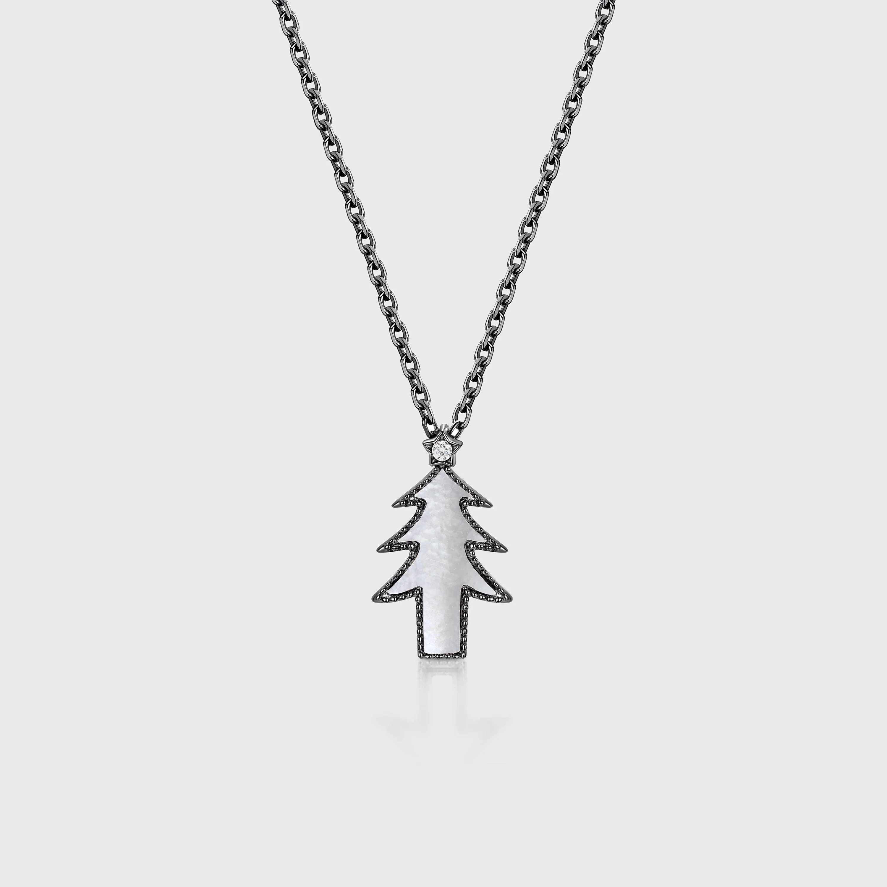 Christmas Tree Pendant Necklace with Moissanite Or Diamonds - Image 9