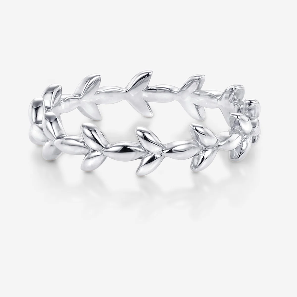 Nature Inspired Leaf branch stacking Gold wedding ring - Image 7
